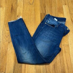 MOTHER Blue Ankle & Cropped Jeans